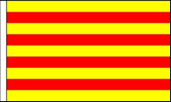 Catalonia Hand Waving Flags